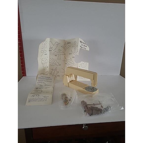 Bedazzler Rhinestone And Stud Setter Machine Patterns Instructions Vtg 80s - Picture 1 of 9